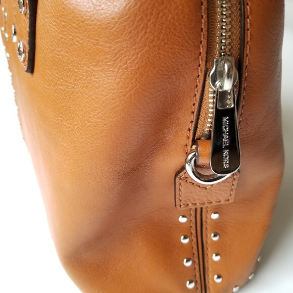 NWOT Michael Kors Astor Satchel in Color Luggage 2010s Reissue - Picture 12 of 14